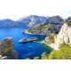 Sticker autocollant paysage Calanques 90x130 cm