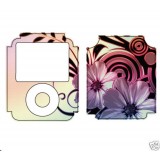Stickers Decal Skin Ipod nano 3G - Fleurs