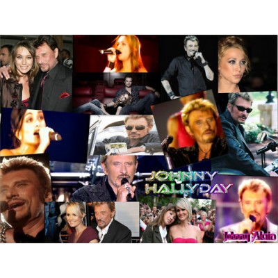 Sticker photos Johnny Halliday 