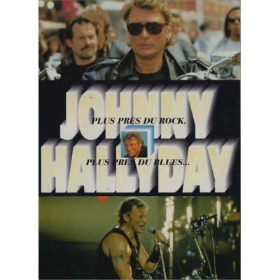 Stickers célébrité Johnny Halliday rock & blues