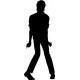 Stickers célébrités Michael Jackson réf T8L 70x180 cm 