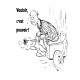 Sticker abattant wc humoristique