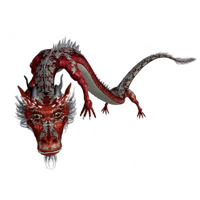 Sticker Dragon chine 98x130 cm