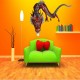 Sticker Dragon chine 98x130 cm