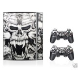 Sticker Decal Skin Playstation 3 Tete de Mort