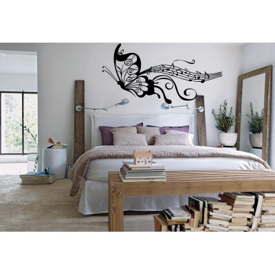 Sticker autocollant Papillon 85x168 cm