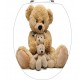 Sticker abattant wc Ourson