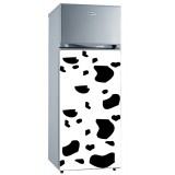 Sticker pour frigidaire déco peau de vache 60x90cm