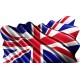 Sticker drapeau anglais.