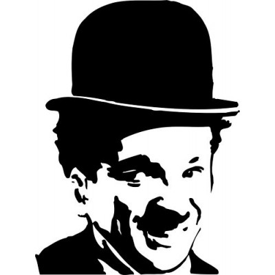 Sticker Charlie Chaplin 2 