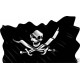 Sticker drapeau pirate