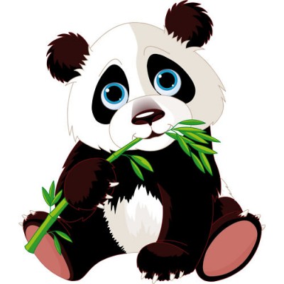Sticker Enfant Panda 