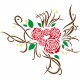 Sticker autocollant Rose 120x134 cm