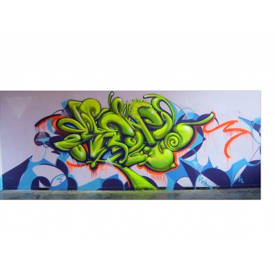 Sticker Tag Graffiti lettres verte