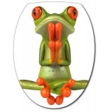 Sticker abattant WC grenouille 26x34cm