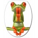 Sticker abattant WC grenouille 26x34cm