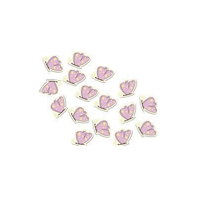 stickers papillons roses
