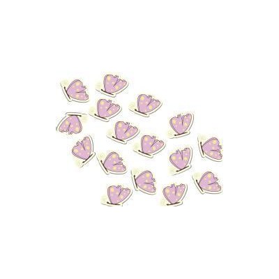stickers papillons roses