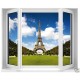 Sticker fenêtre Tour Eiffel 120x100cm