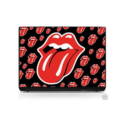 Sticker pc portable laptop skin rolling stones 