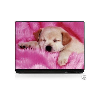 Sticker pc portable laptop skin Chiot 