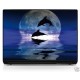 Sticker pc portable Dauphins laptop skin réf 093 