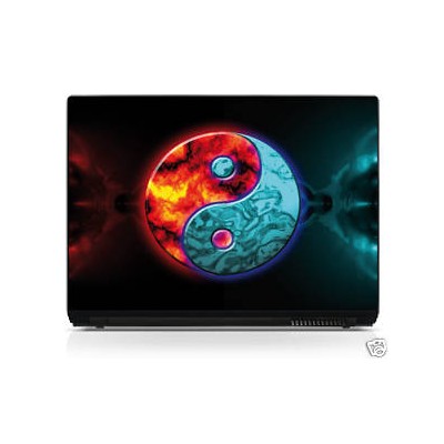 Sticker pc portable laptop skin Yin Yang