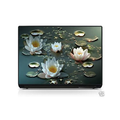 Sticker pc portable laptop skin Fleurs