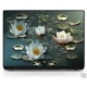 Sticker pc portable laptop skin Fleurs