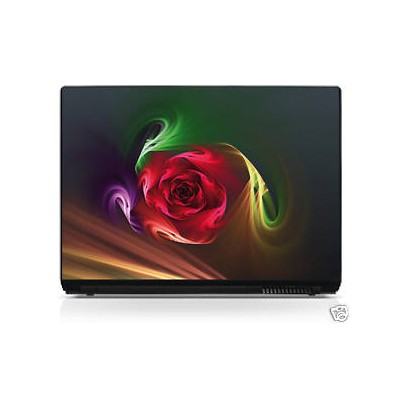 Sticker pc portable laptop skin Rose