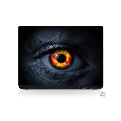 Sticker pc portable laptop skin Oeil