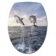 Sticker abattant WC dauphins 26x34cm
