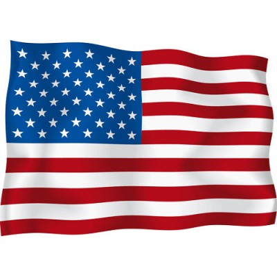 Sticker drapeau Américain 