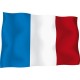 Sticker drapeau Français 50x72 cm 