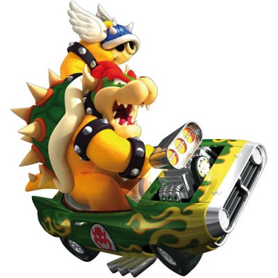 Sticker bowser en voiture tuning