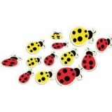 13 stickers coccinelles 100x180cm 