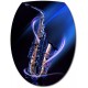 Sticker abattant WC saxophone 26x34cm