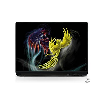 Sticker pc portable laptop skin Oiseaux