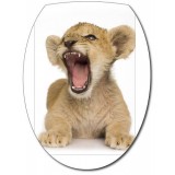 Sticker abattant WC lionceau 26x34cm