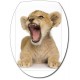 Sticker abattant WC lionceau 26x34cm