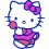 Sticker Enfant Hello Kitty