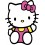 Sticker Enfant Hello Kitty 