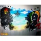 Sticker Tag Graffiti bob marley 