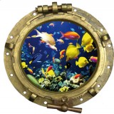 Sticker hublot 30 x 30 cm