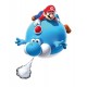 Sticker Mario volant bleu 