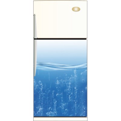 Sticker pour frigidaire déco eau 