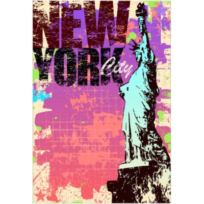 Sticker autocollant New york City 190x130 cm