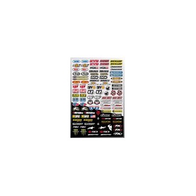 Planche De 100 Stickers Fx1 100x70 cm