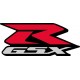 Sticker GSX R 20x8,3 cm