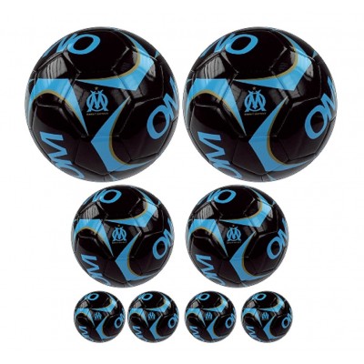 Stickers sport décoration ballons de l'OM 61x60 cm.